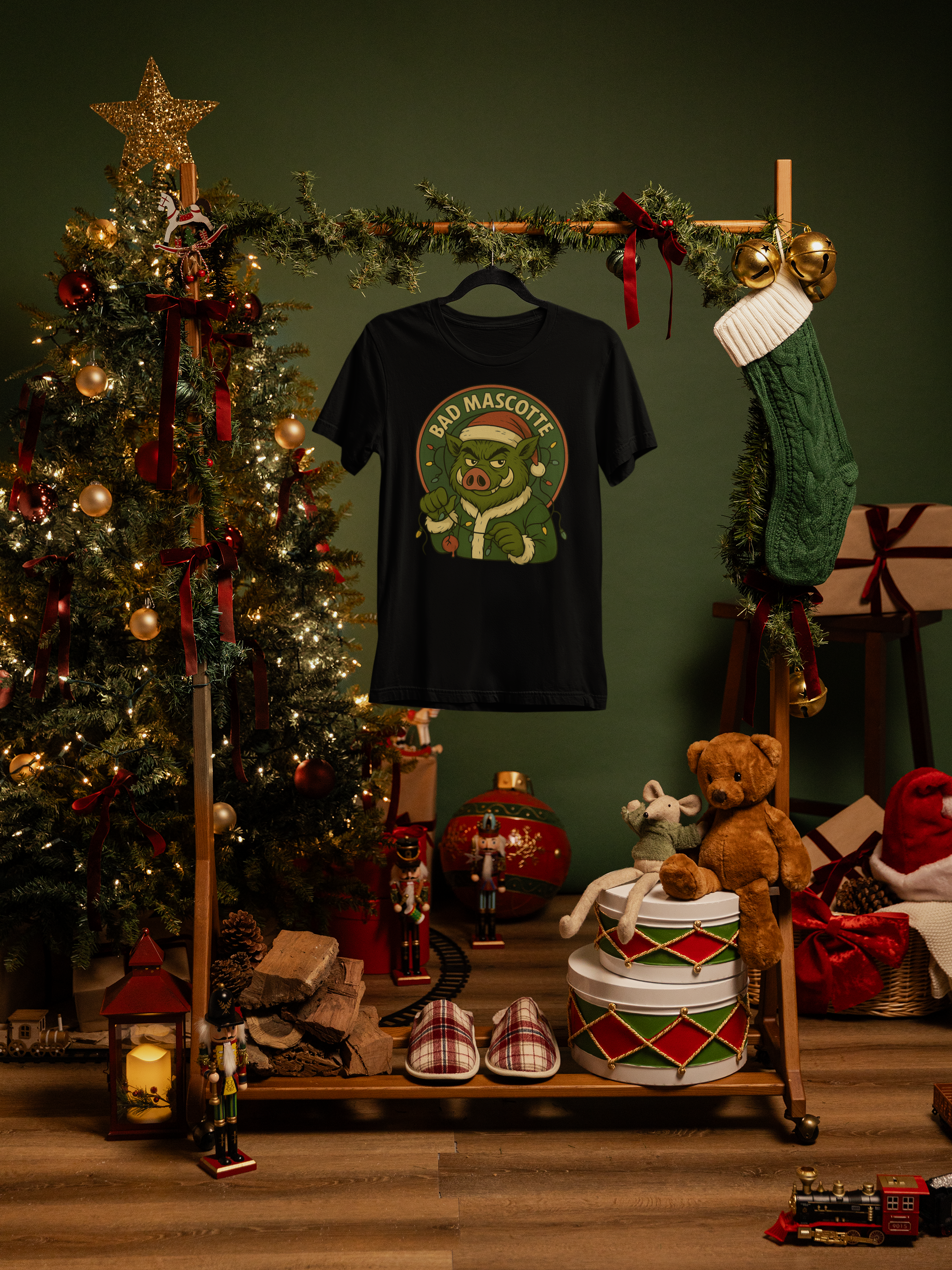 T-shirt officiel Bad Mascotte - Grinch