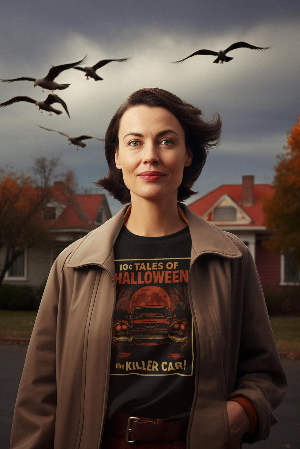 tshirt Tales of Halloween exclusif série 1. modèle killer car