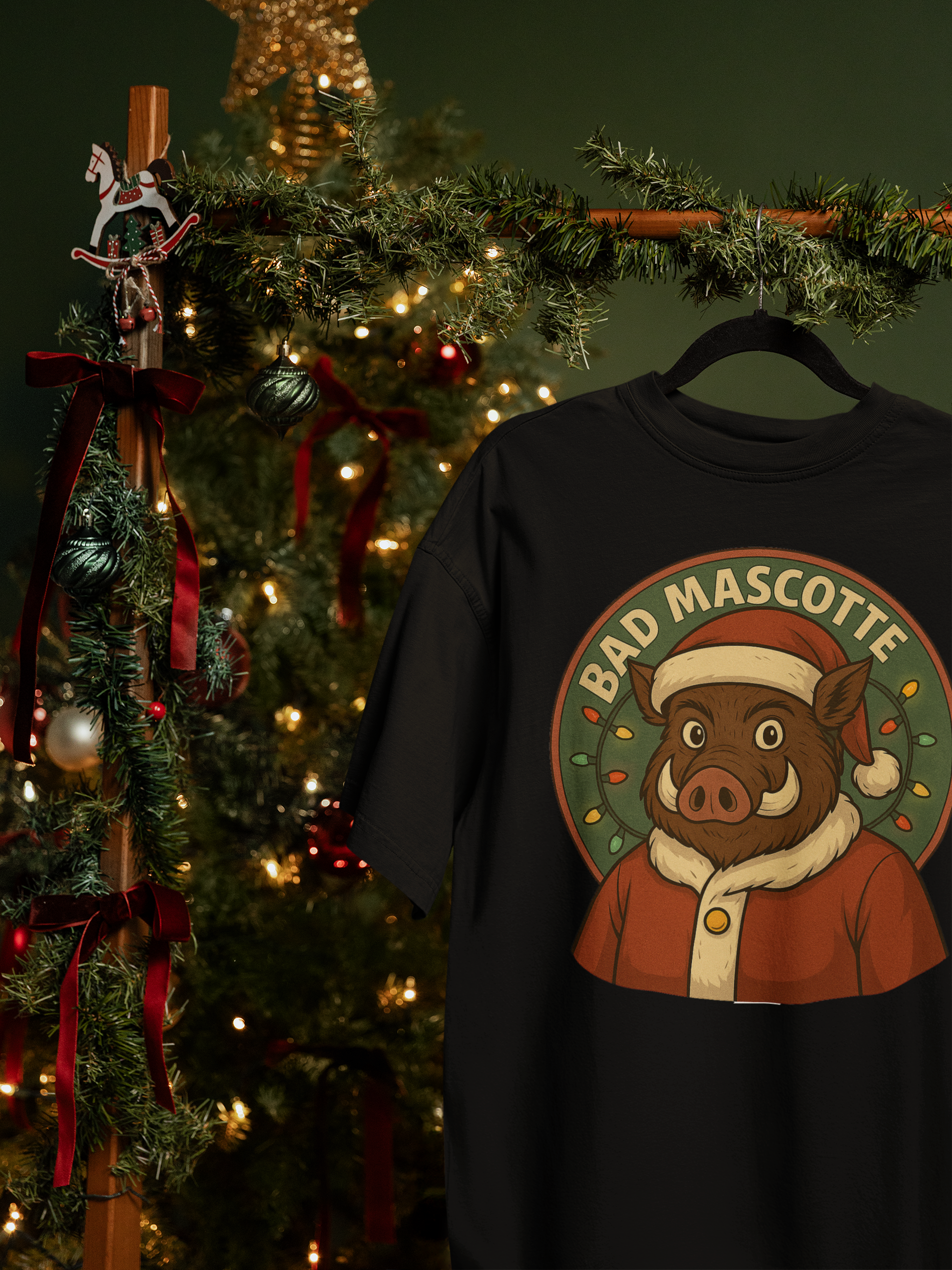 T-shirt officiel Bad Mascotte - Noël
