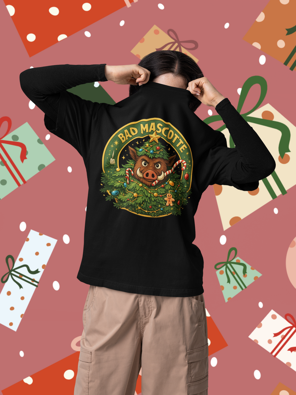 T-shirt officiel Bad Mascotte - Christmas tree