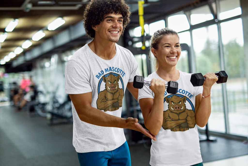 🐗 T-shirt officiel Bad Mascotte – power édition taille M