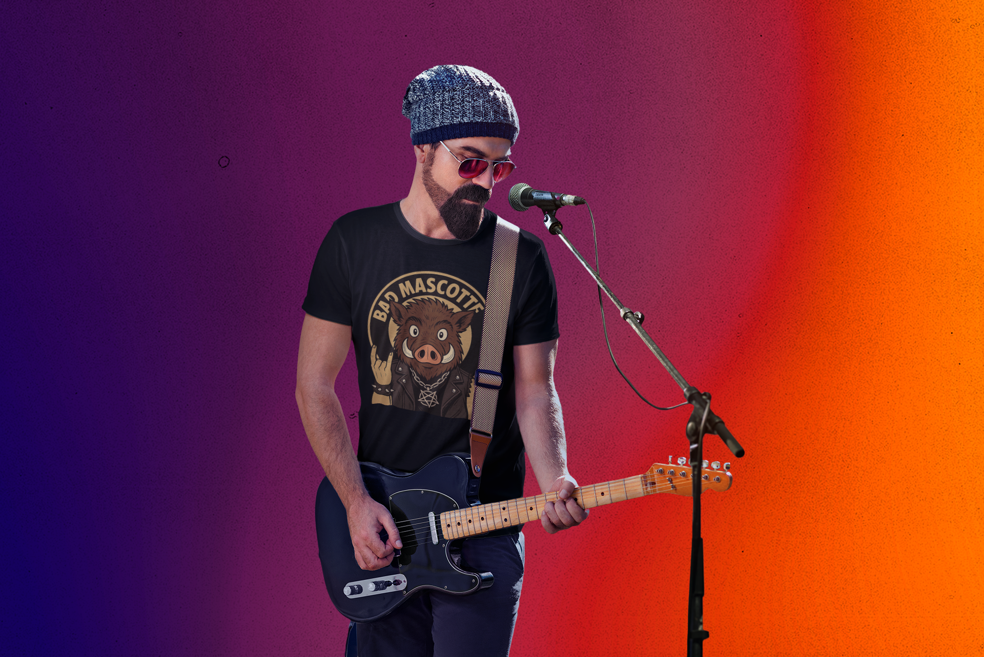 T-shirt officiel Bad Mascotte - Ready to rock - edition exclusive