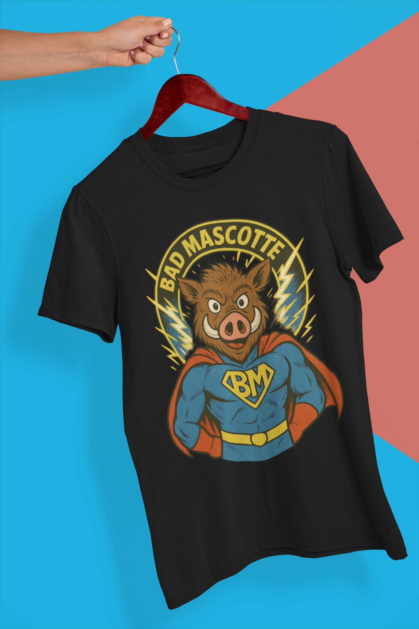 T-shirt officiel Bad Mascotte - Be the hero- edition exclusive