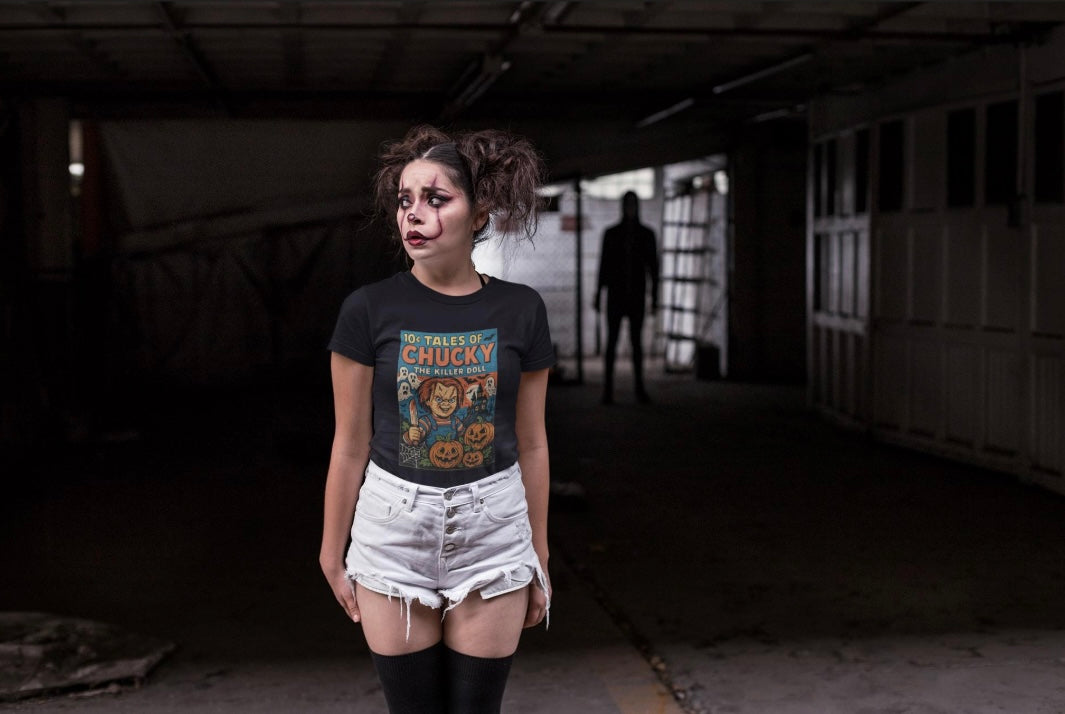 tshirt Tales Of Halloween exclusif série 1. modèle Chucky.