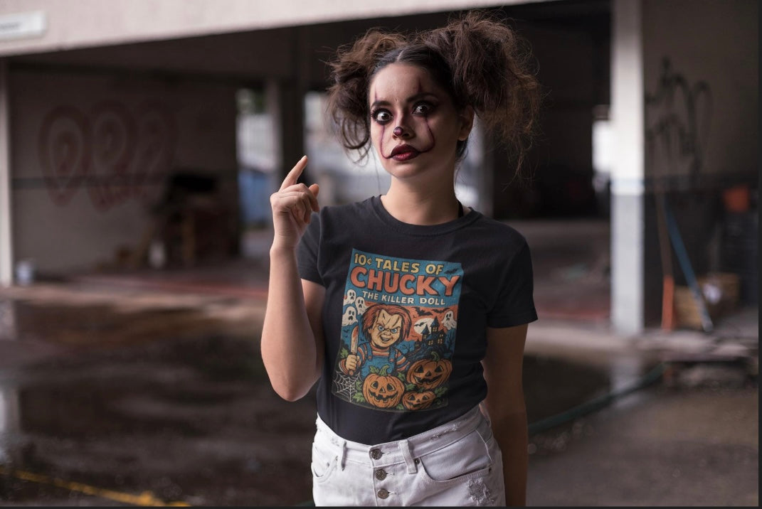 tshirt Tales Of Halloween exclusif série 1. modèle Chucky.