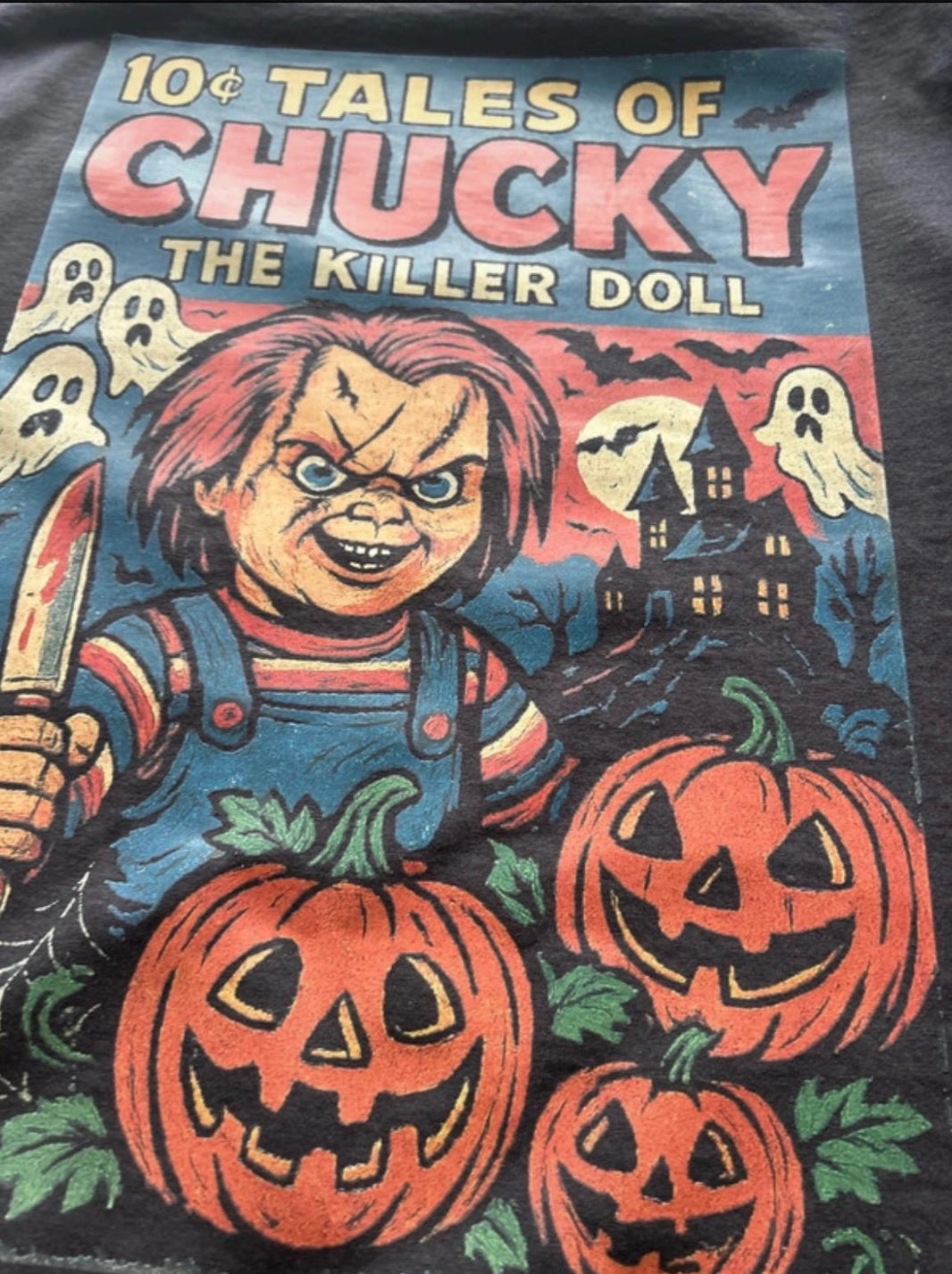 tshirt Tales Of Halloween exclusif série 1. modèle Chucky.