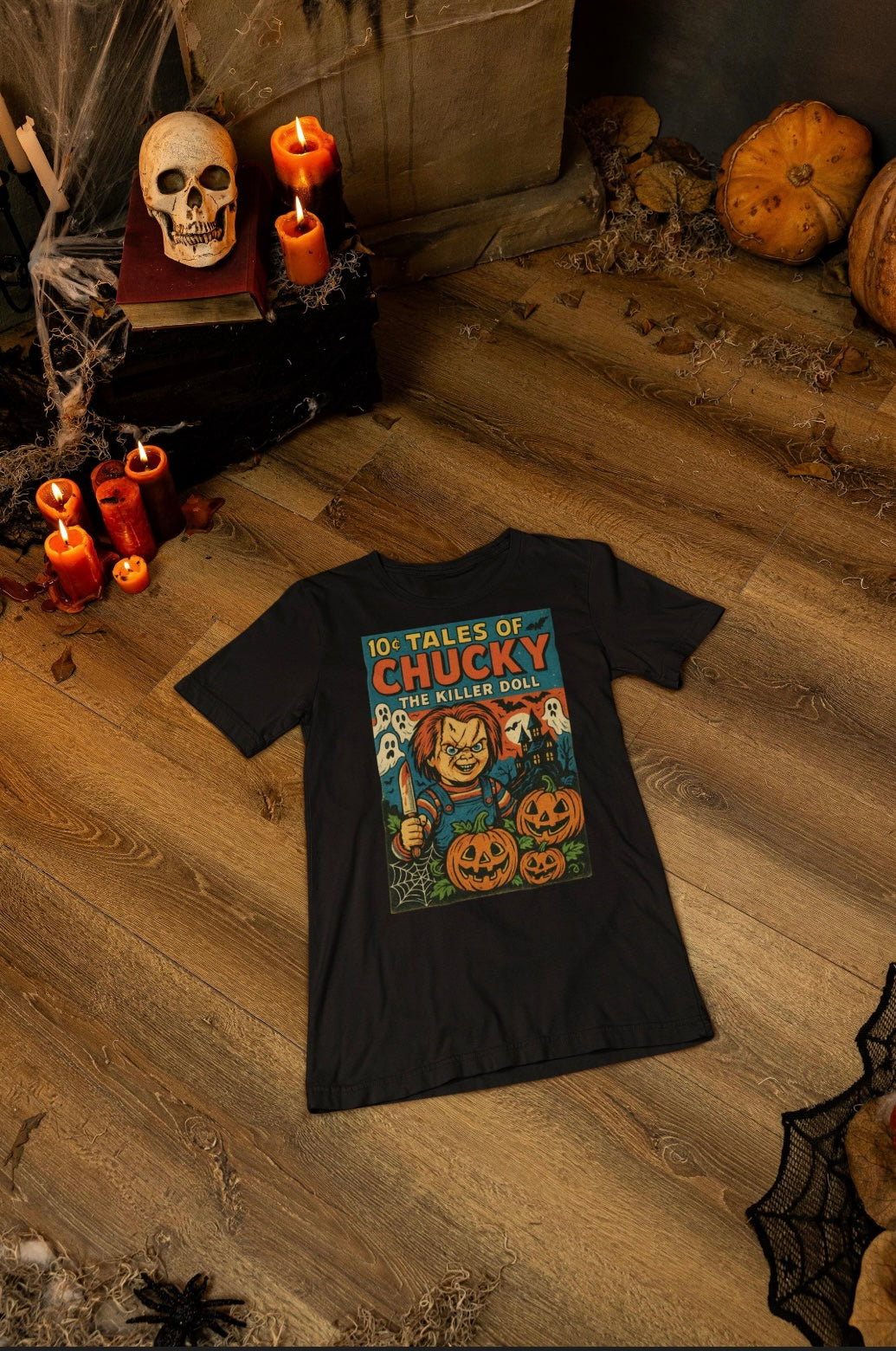 tshirt Tales Of Halloween exclusif série 1. modèle Chucky.
