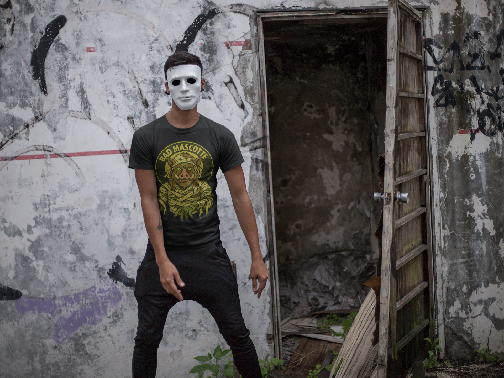 T-shirt officiel Bad Mascotte - Mummy